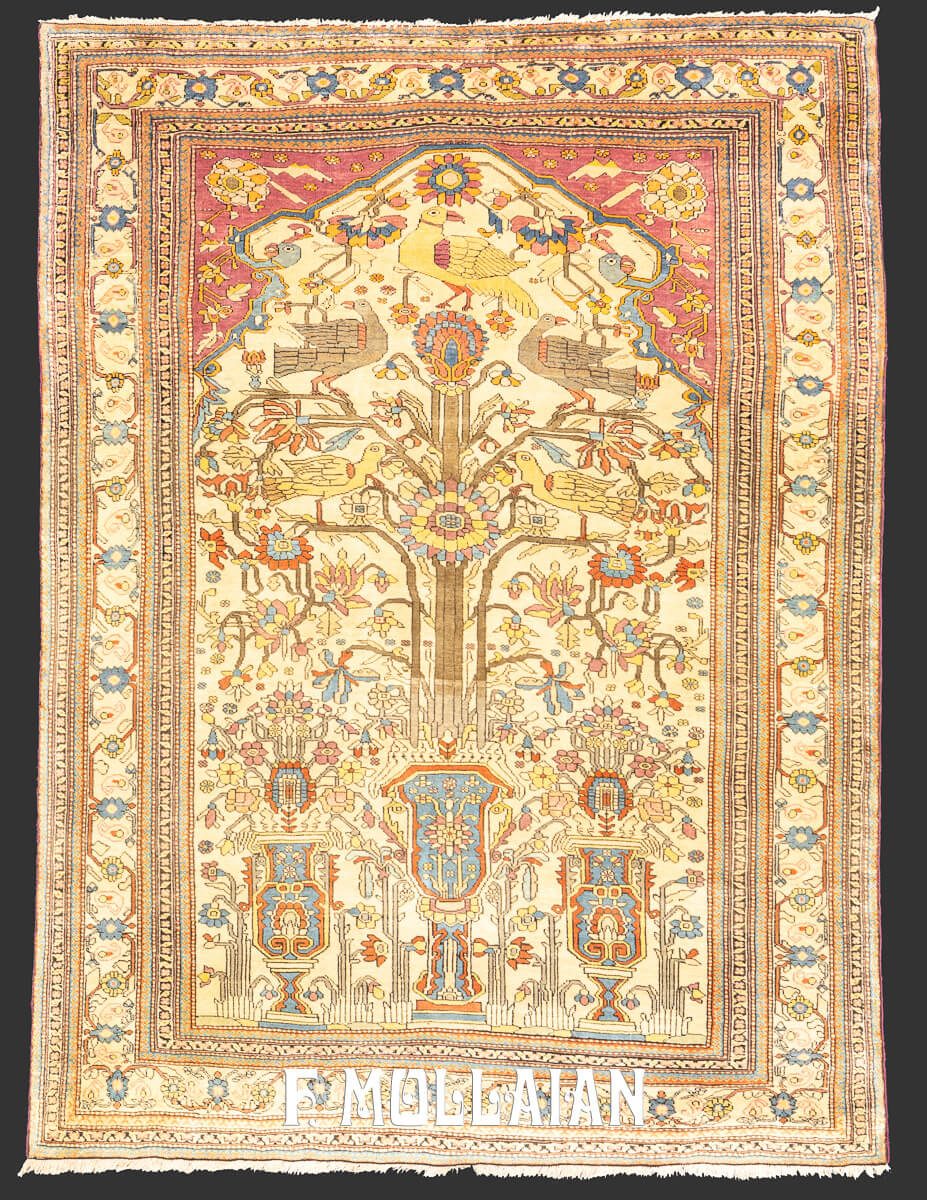 Mohtasham Kashan Rug Rare Prayer Field n°:794107